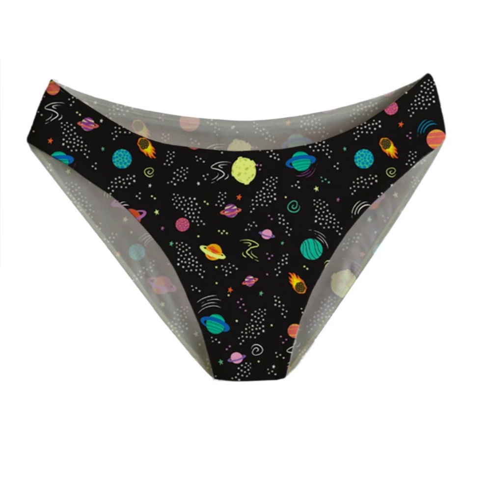 Woman’s Knotty Solar Nebula High-Rise Brief Size 3XL